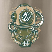 Starý potápačský skafander