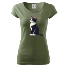 Mourovatá mačka pixel