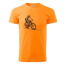 MTB kreslený cyklista MTB kreslený cyklista