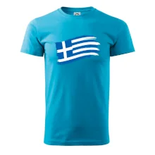 Grécko vlajka - štetkou Grécko vlajka - štetkou