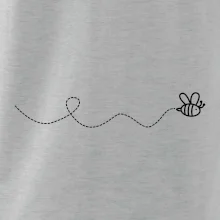 Dráha letu včely - vlnovka Dráha letu včely - vlnovka