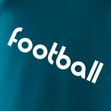 FOOTBALL nápis šikmo FOOTBALL nápis šikmo