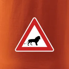 Dopravná značka - Pozor lev