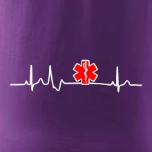 EKG rescue červená hviezda