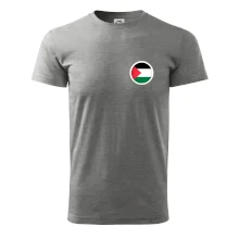 Palestína vlajka prsník Palestína vlajka prsník
