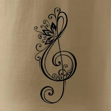 Husľový kľúč kvety