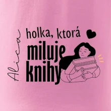 Čiernobiela holka, ktorá miluje knihy - holka - Vaše meno