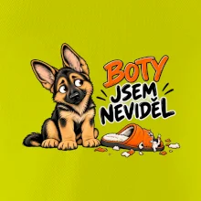 Boty jsem neviděl - štěně vlčáka
