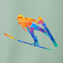 Skokan na lyžiach splash