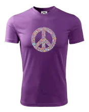 Peace symbol lístočky