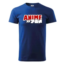 Anime nápis červený