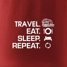 Eat sleep travel - Malý príves