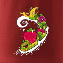 Milkshake vlak kreslený