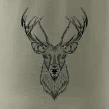 Jeleň kresba Jeleň kresba