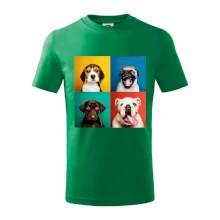 Psi šteňatá koláž