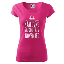 Kráľovné sa rodia v novembri
