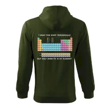 I wear this shirt periodically but only when I'm in my element I wear this shirt periodically but only when I'm in my element