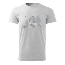 Mapa Európy - srdce v Ukrajine Mapa Európy - srdce v Ukrajine