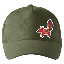 Folklór na prsníku líška