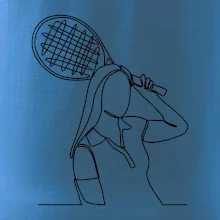 Tenistka jedným ťahom