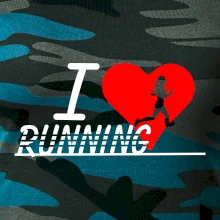I love running dievča
