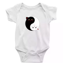 Mačky jin jang farebné Mačky jin jang farebné