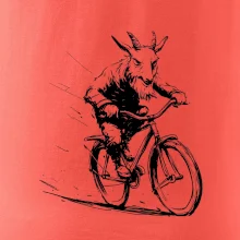 Drsný cap na bicykli