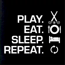 Play eat sleep repeat pozemný hokej
