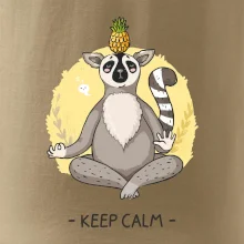 Yoga - keep calm kreslený