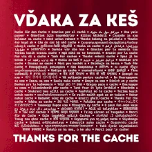 Vďaka za keš (v rôznych jazykoch)