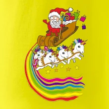 Santa a jednorožce (Pecka design)
