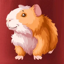 Morča - kreslené, bielo oranžové