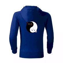 Mačky jin jang farebné Mačky jin jang farebné