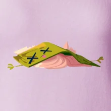 Kreslená kniha unavená