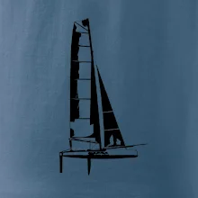 Katamarán z boku Katamarán z boku