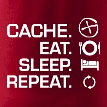 Eat sleep repeat Cache