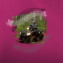 ATV štvorkolka v lese