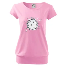 Florbal lopta v triku Florbal lopta v triku