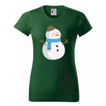 Snehuliak so šálom