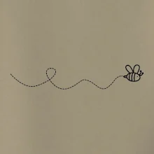 Dráha letu včely - vlnovka