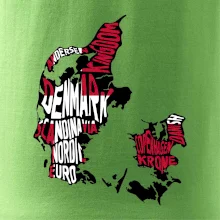 Mapy - názvy miest - Dánsko