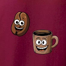 Parové tričko - Hrnček a káva