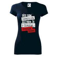 Síce som farboslepá, ale viem, že v červenej vyzerám dobre