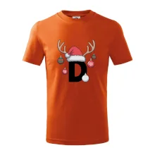 Vianočné rodinné tričká - písmeno a čiapka