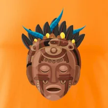 Mayová maska hnedá