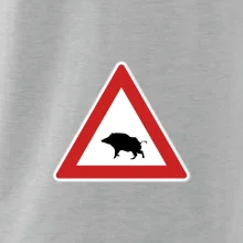 Dopravná značka - Pozor diviak