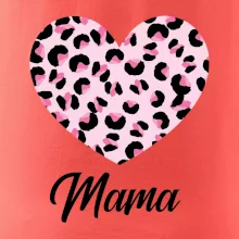 Srdce růžové - mama (Pecka Design)