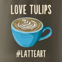 Love tulips - latteart (Radek Pilař ART)