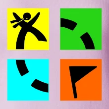 Geocaching logo farebné
