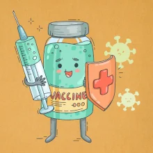 Cartoon vaccine